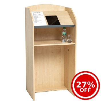 Beech Lectern Inside 