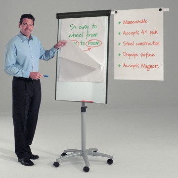 Premium Wheeled Flipchart Easel