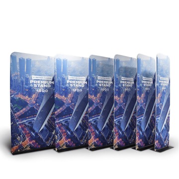 Retail Monolith - Fabric Banner Display 600mm up to 1500mm