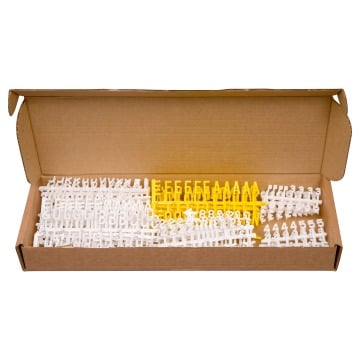 Assorted Character Set For Peg Letter Board