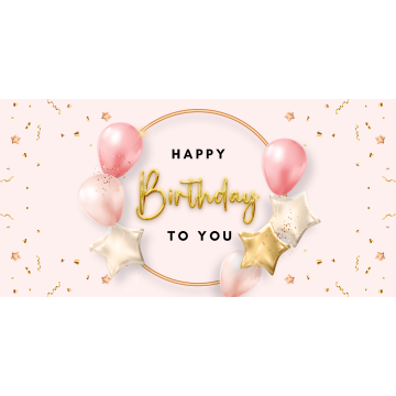 Banner - Happy Birthday - 365