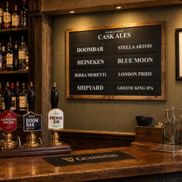 Wood Framed Chalk Slatboard