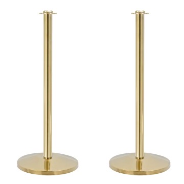QueueWay® Contemporary Economy Rope Barrier Set - Pair