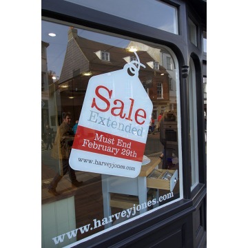 Low Tack Window Stickers