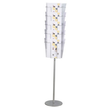 Rotating Freestanding Wire Leaflet Holder 15 x A4