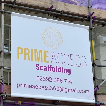 Double Sided Scaffolding Banner - 740gsm PVC