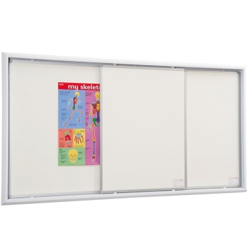 Wall Mounted Sliding Notice Board System