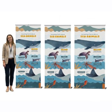 Slim Low Profile Banner Stand