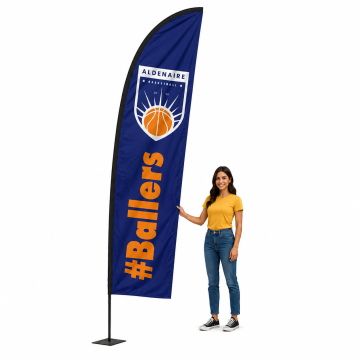 Small 2.6m Premium Aluminium Feather Flag