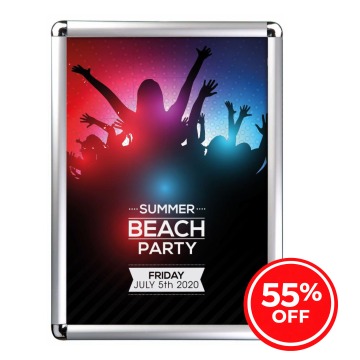 Special Offer - 10x A5 snap frames - Round Corners