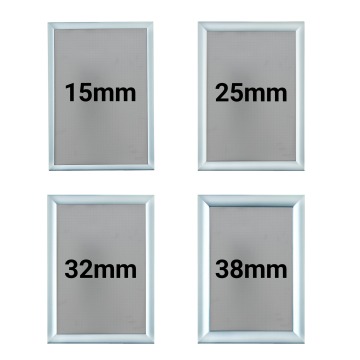 Aluminium Snap Poster Frames - A5 to A0