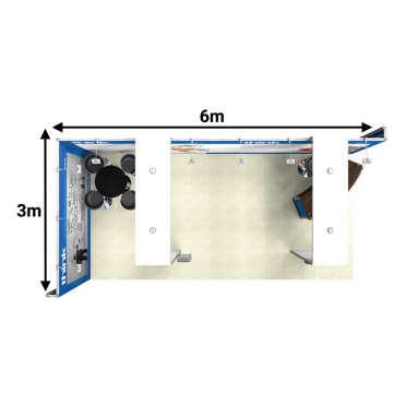6m x 3m Modern Exhibition Stand