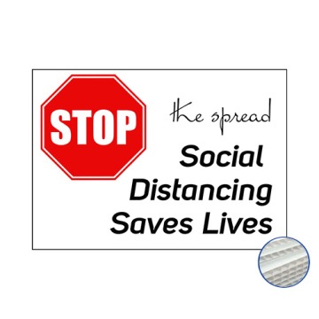 Printed Correx Signs - Pack of 10 - Stop The Spread
