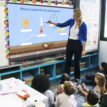 4K Interactive Touchscreen Whiteboard
