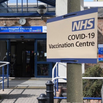 NHS Vaccination Centre Correx Signs - 198mm x 298mm