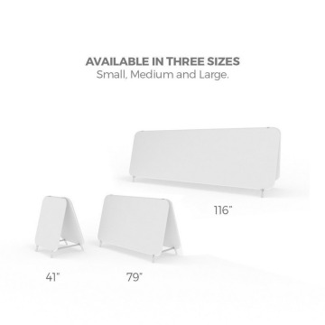 Double Sided Banner Frames With Stretched Fabric Graphics