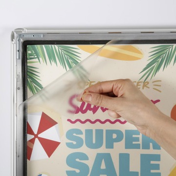 Clearance - A1 Lockable Waterproof Snap Poster Frame