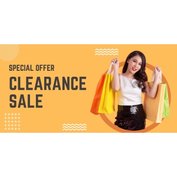 Huge Stock Clearance - Banner 199