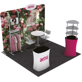 3m x 3m Stretch Fabric Display Stand System | Discount Displays