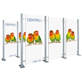 Centro 3 Modular Linked 3 Panel Backdrop | Discount Displays