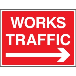 Works Traffic Right Safety Signs - Pack of 6 - Correx | Foamex | Dibond ...