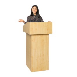 Secure Lectern with Storage | Discount Displays