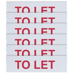 To Let Sign Drawing TO LET Slips for Estate Agents Boards