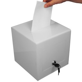 Solicit Box Lockable Suggestion Ballot Box | Discount Displays