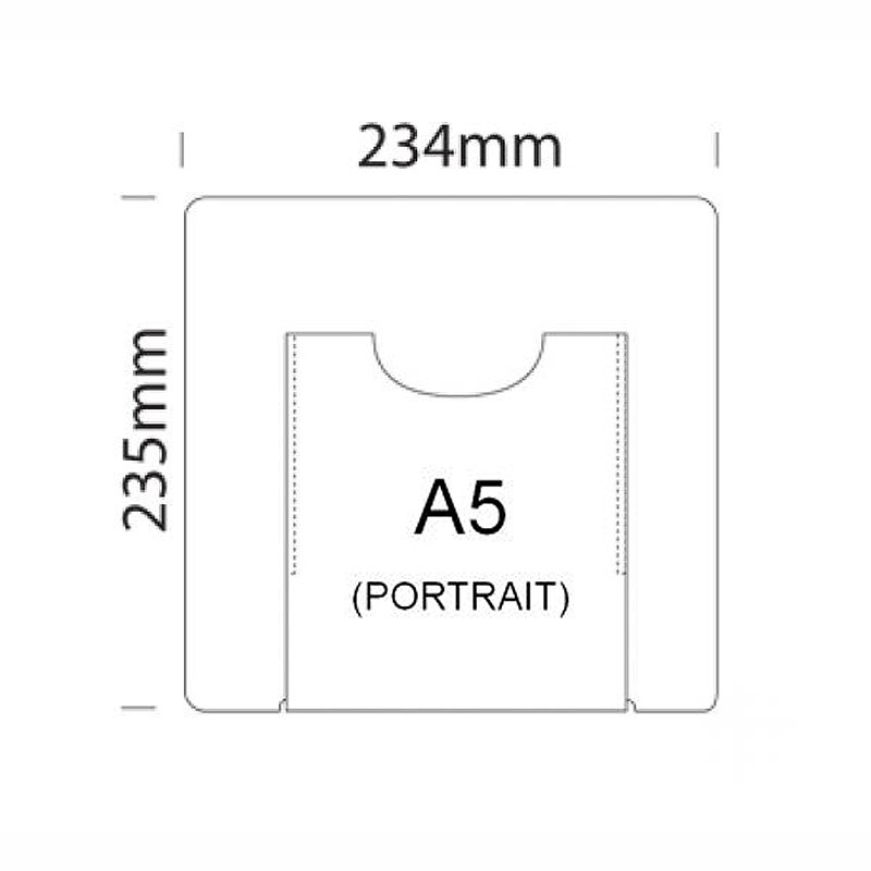 3x A5 Leaflet Dispenser Kit