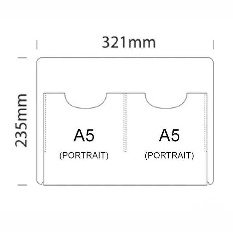 6x A5 Leaflet Holder Kit