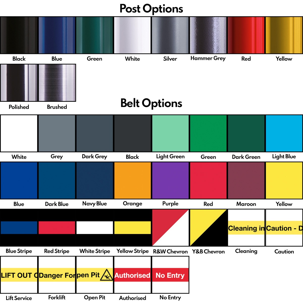 Tensator Rollabarrier® Post - 3.65m Dual Belt
