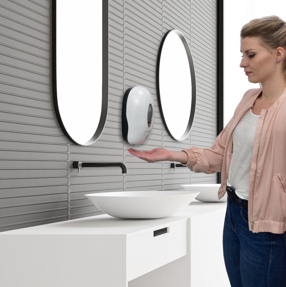 Hands-Free Hand Sanitiser Dispenser with Table Stand