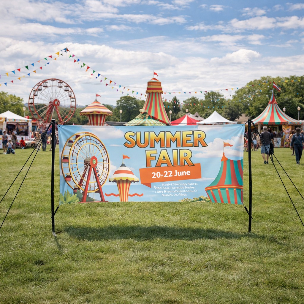 Outdoor Tensioned Banner Frame