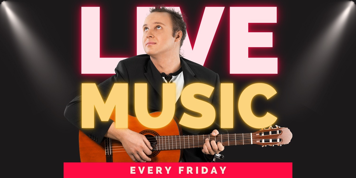 Live Music Every Friday - Banner 147