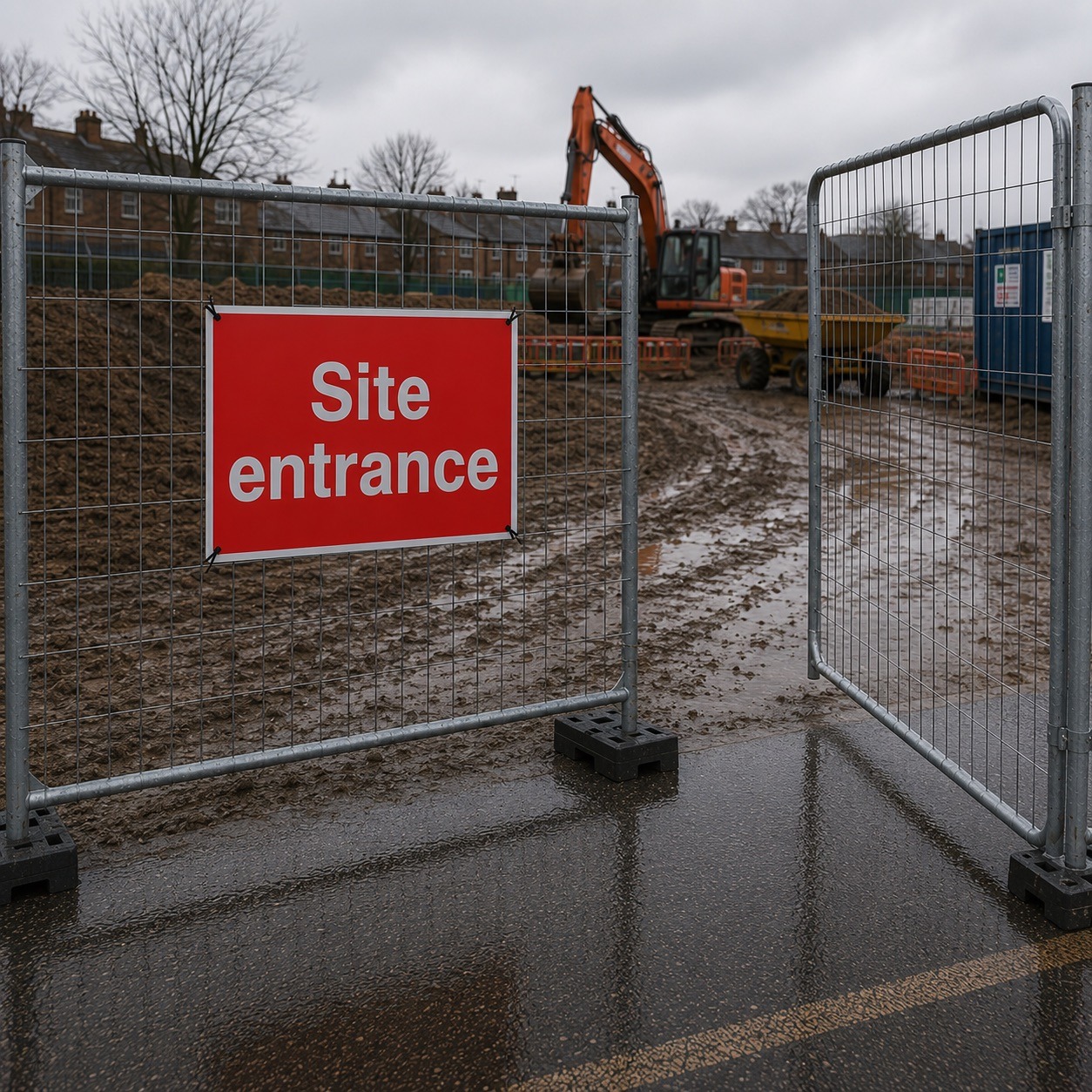Site Entrance Safety Signs - Pack of 6 | Correx | Foamex | Dibond | Vinyl