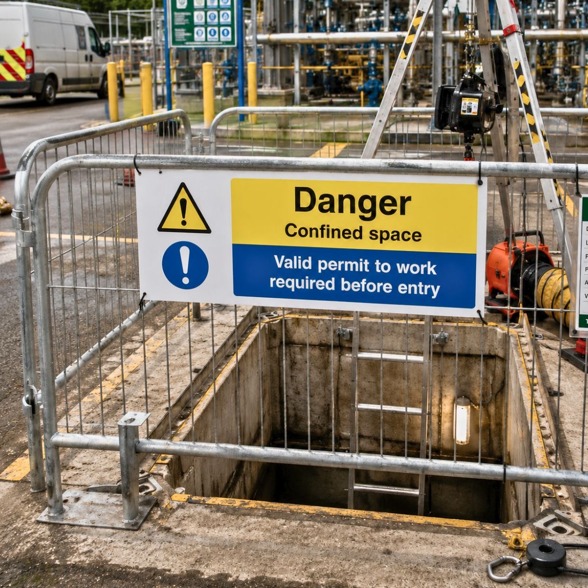 Danger Confined Space - Pack of 6 | Correx | Foamex | Dibond | Vinyl