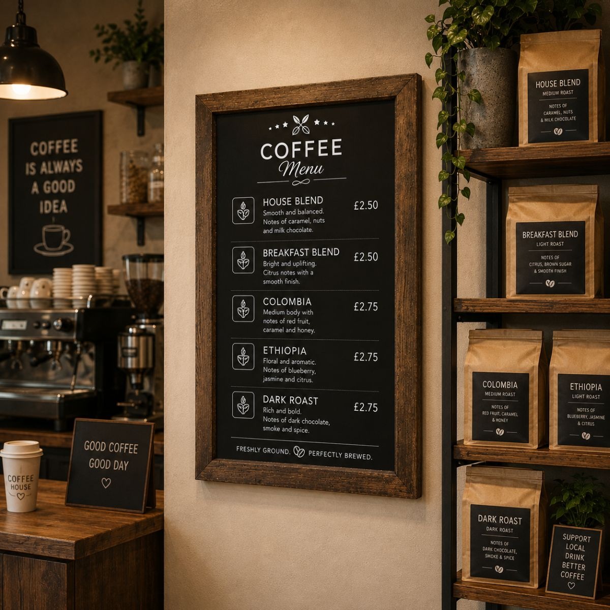 Economy Wall Mounted Chalk Boards