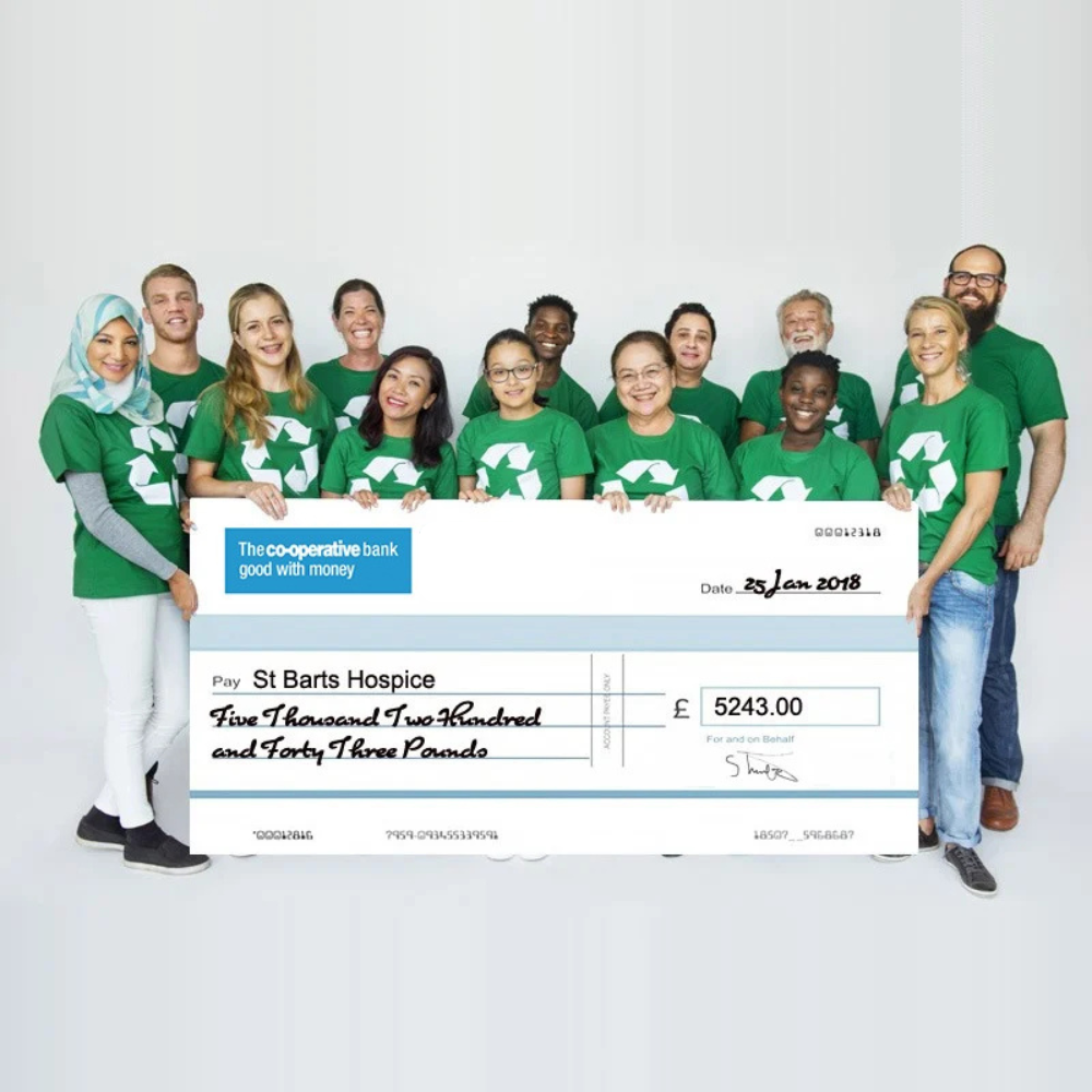 Large Promotional Bank Cheques
