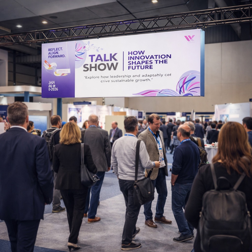 Illuminated Hanging Lightbox Banner