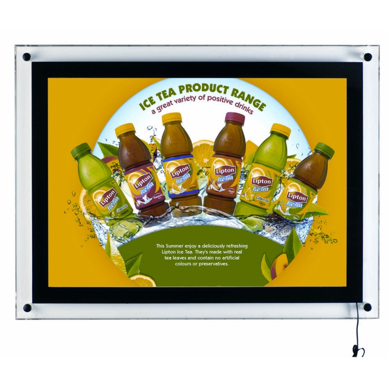 Illuminated Wall Poster Holder