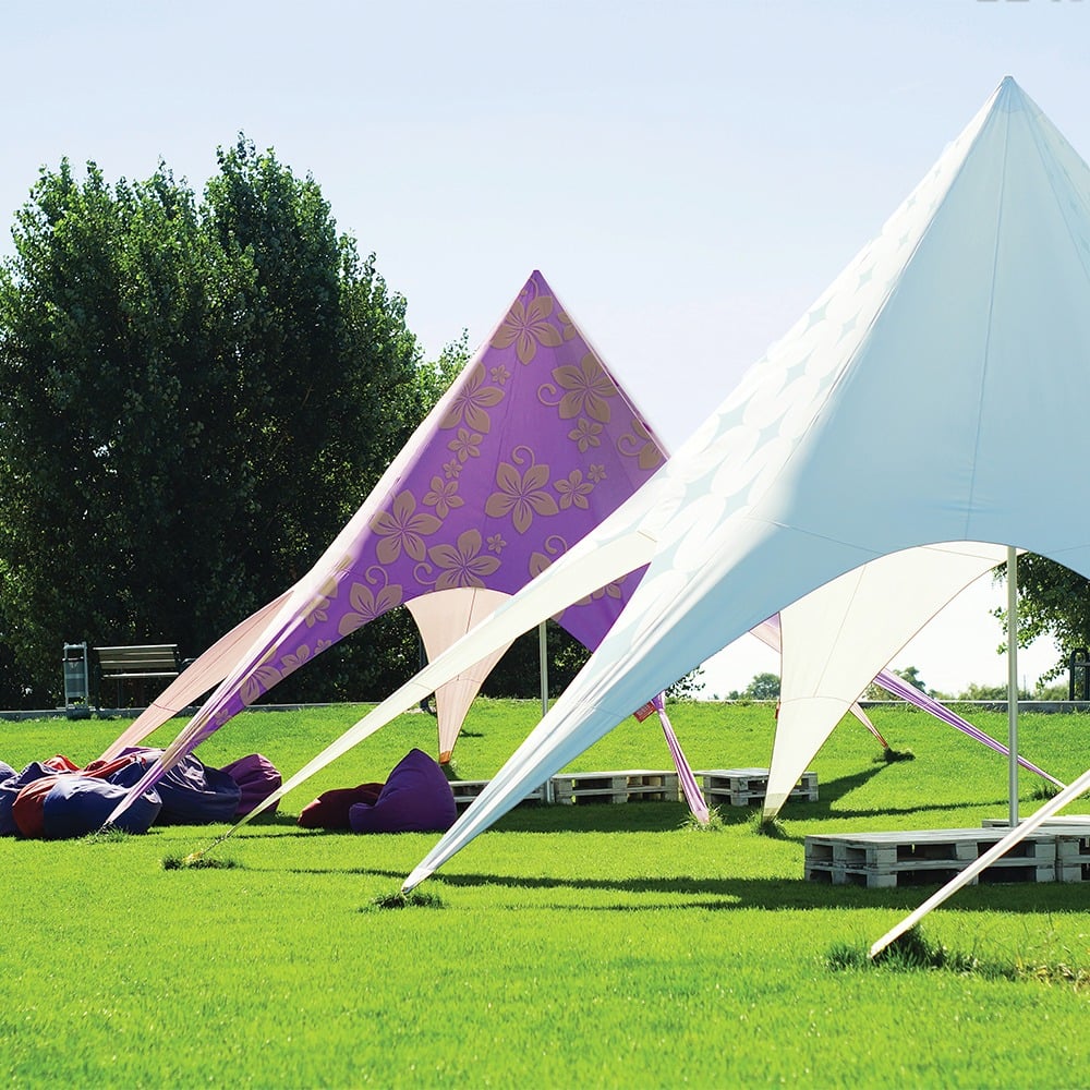 Custom Printed Star Tent