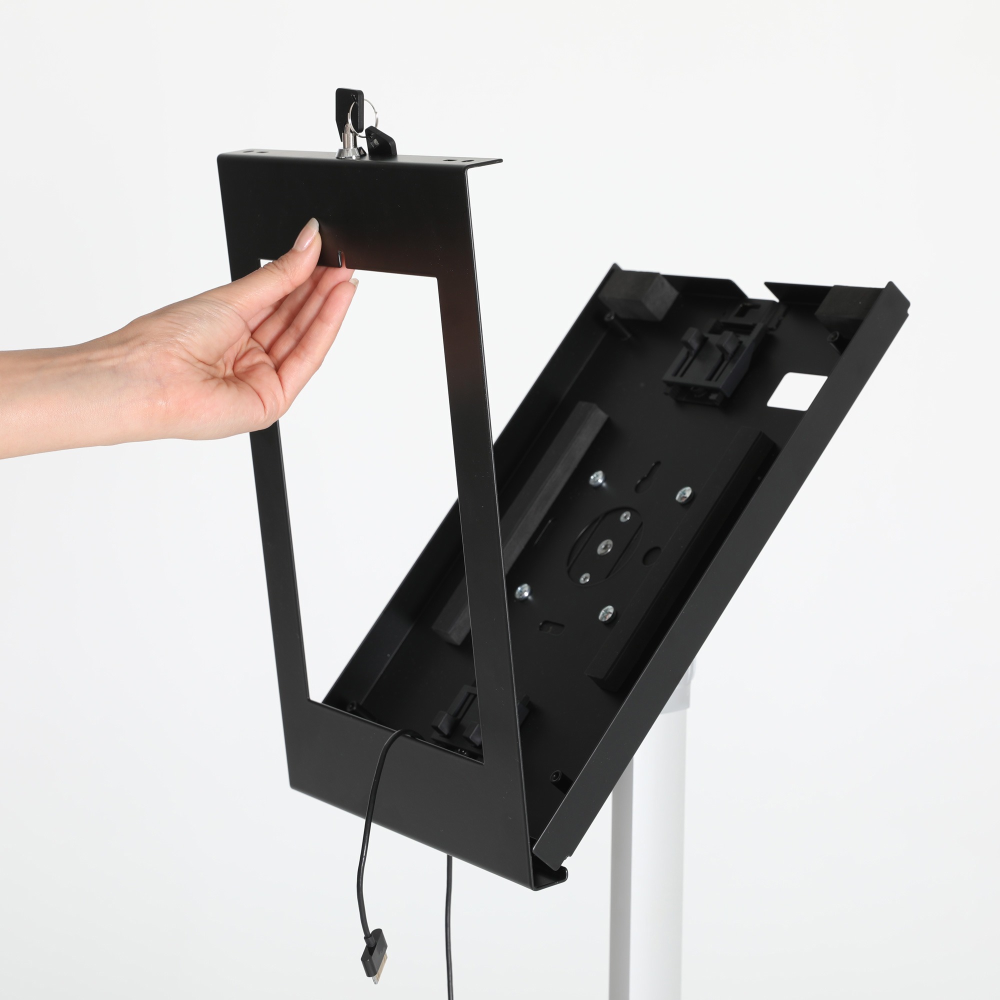 Premium iPad Kiosk Floor Stand