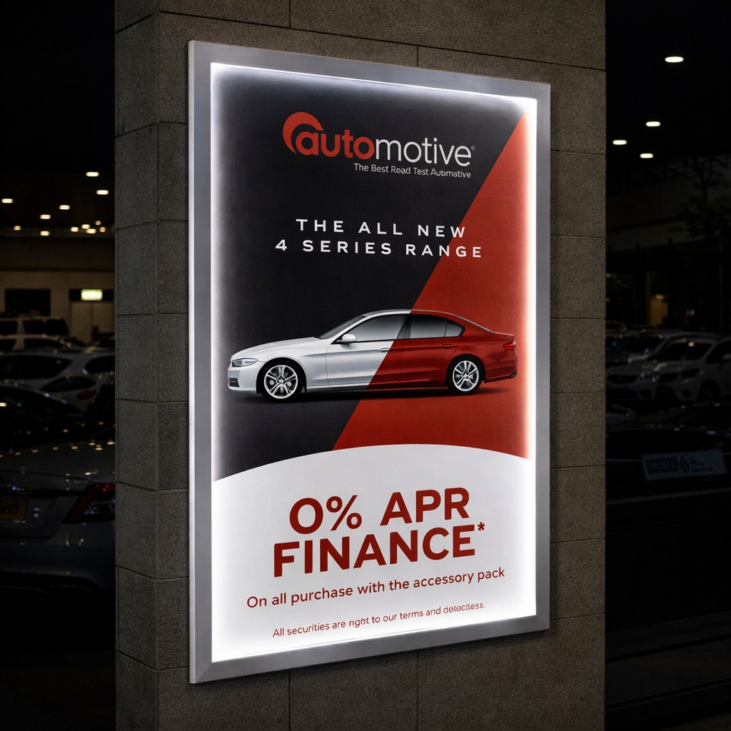 Weather-Resistant LED Poster Lightbox