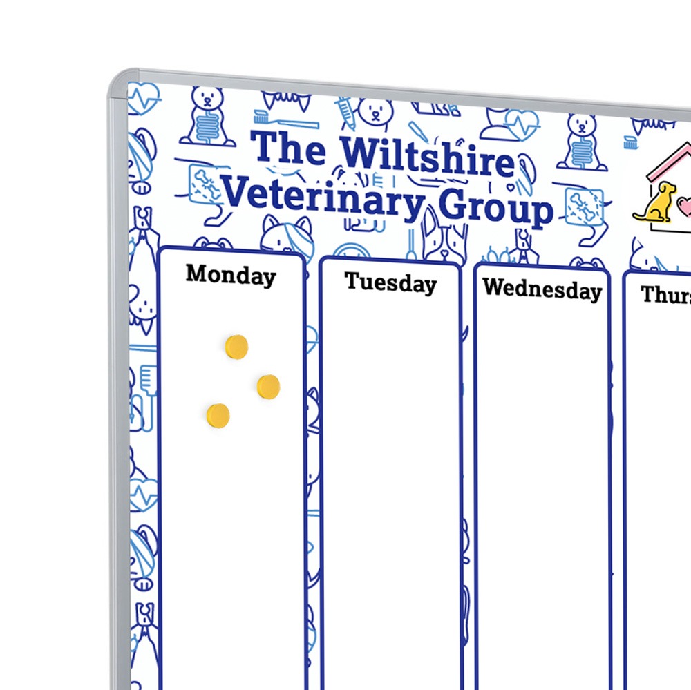 Custom Printed Magnetic Whiteboard