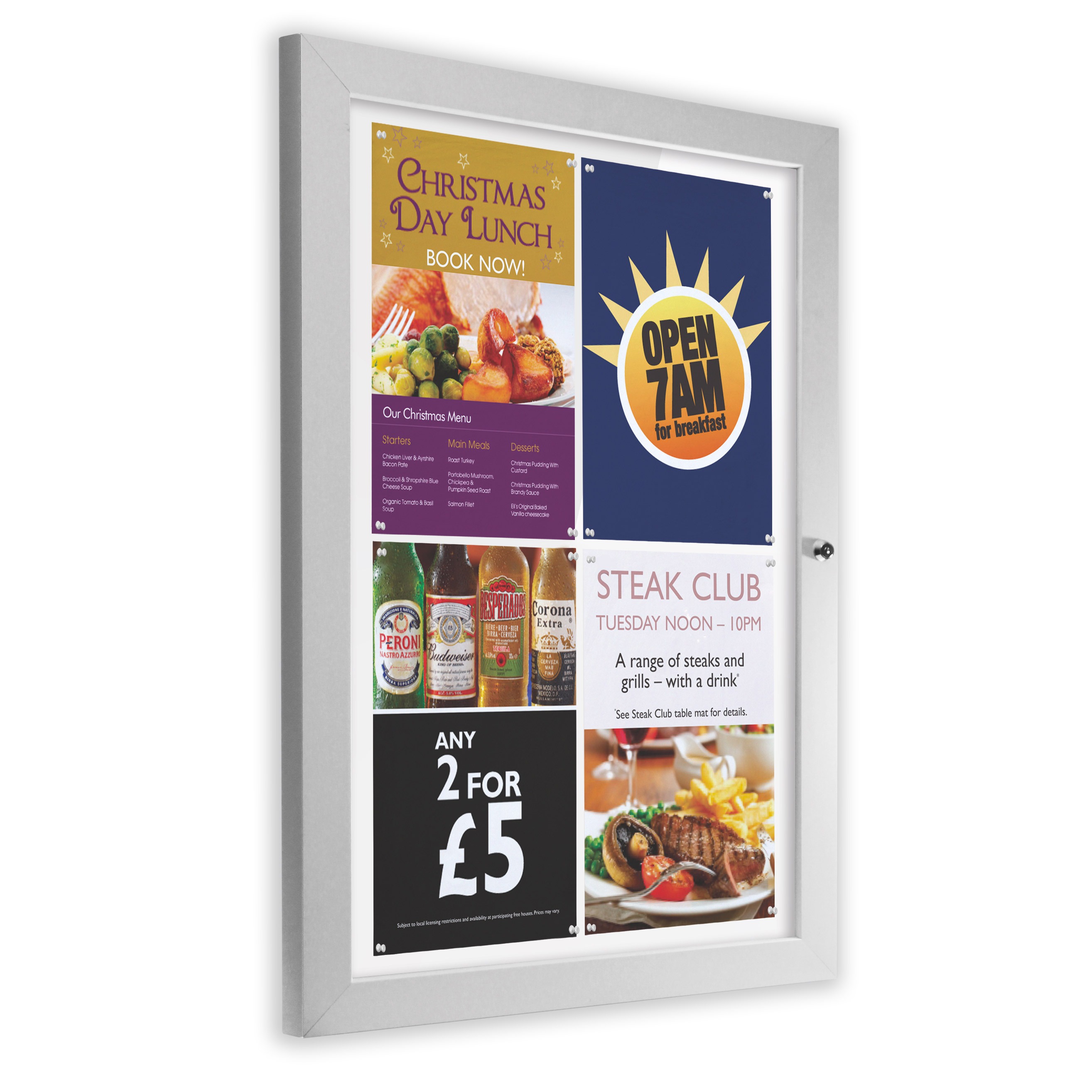 Magnetic Backed Outdoor Notice Board