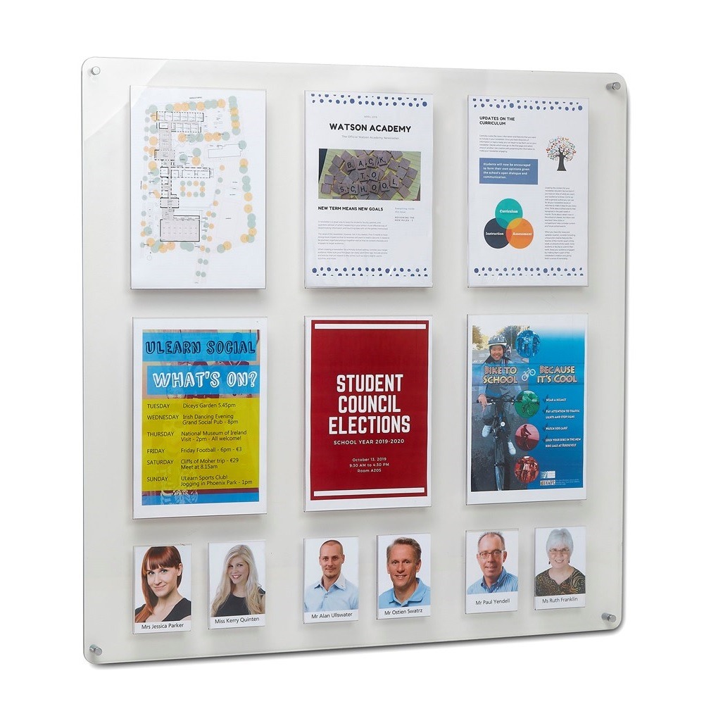 Modern Office Notice Display