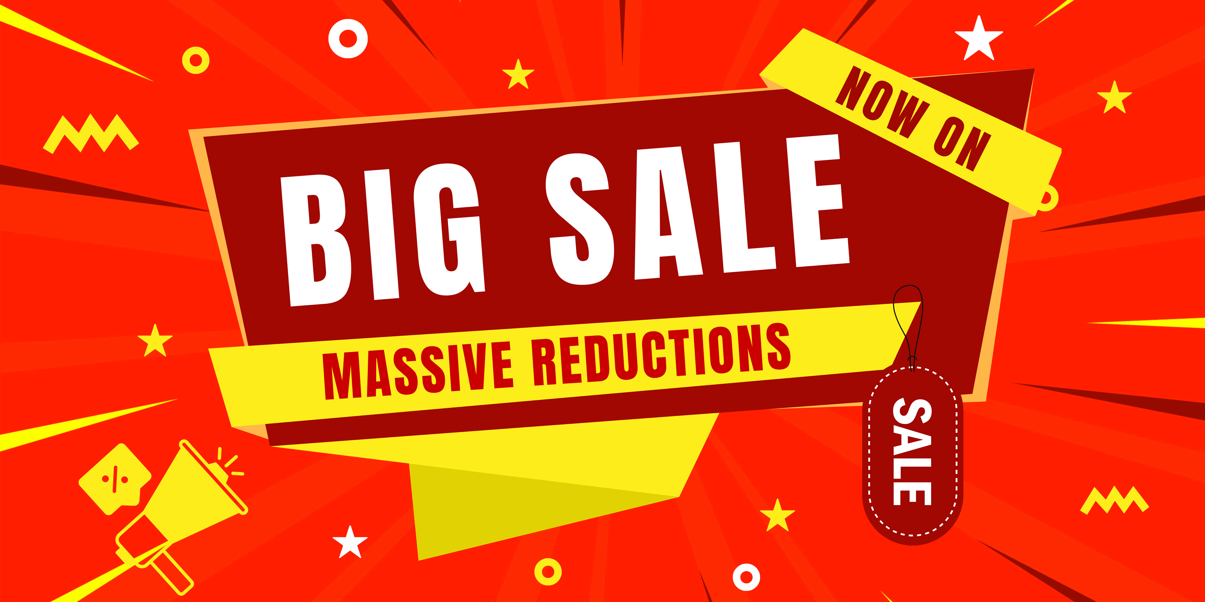 Massive Reductions - Banner 201