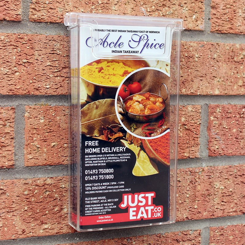 Outdoor Wall Mounted Literature Holder