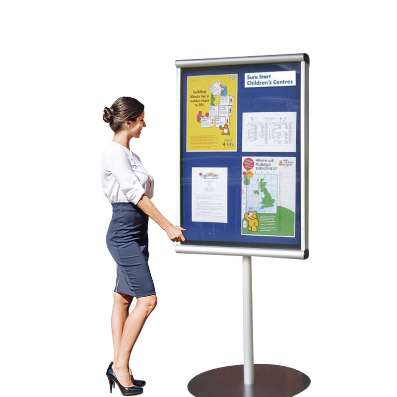 Exterior Stand Mounted Notice Board