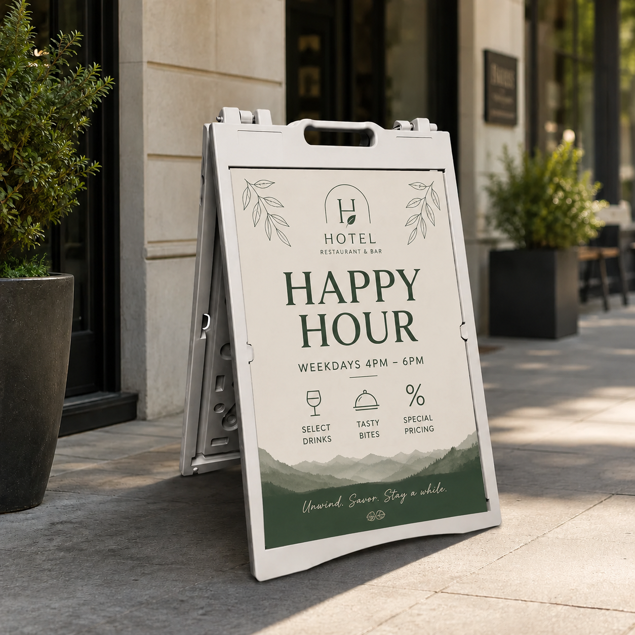 Slide-in Foamex Outdoor A-Board